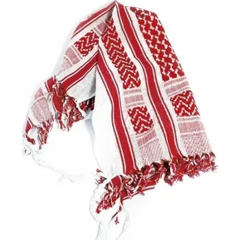 Šátek Diverse / Import Bavlněný šátek 50 cm x 60 cm bílý / červený 40 gramů pro moped mokick MG00013030