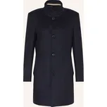 Boss Pánský Vlněný Kabát Hyde, tmavě modrá, 46