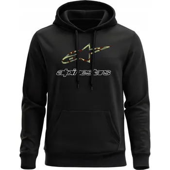 Pánská mikina MIKINA ALPINESTARS MIKINA S KAPUCÍ DÁREK PRO MOTORKÁŘE MUŽE XXL
