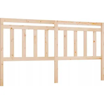 VidaXL Čelo postele, 186x4x100 cm, masivní borové dřevo