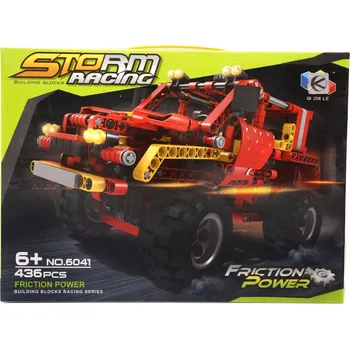 ostatní stavebnice Stavební Stavebnice terénní auto červené