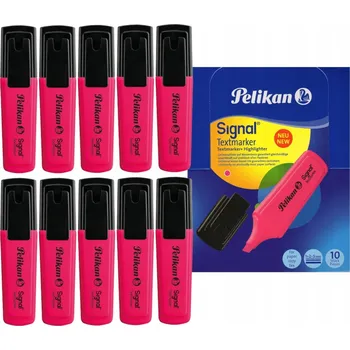 Zvýrazňovač Zvýrazňovač Signal 496 fluo 10 Ks PELIKAN