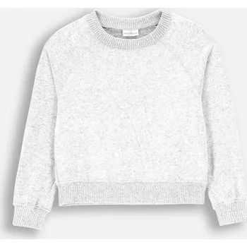 Dámský svetr Svetr pro dívky šedý s nabíranými rukávy, velikost 158 Coccodrillo ZC4