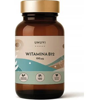 UNUVI - Vitamin B12 Methylkobalamin 100 mcg | 120 vegetariánských kapslí