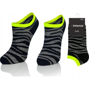 Dámské ponožky DÁMSKÉ BAVLNĚNÉ KOTNÍKOVÉ PONOŽKY INTENSO vel. 35-37