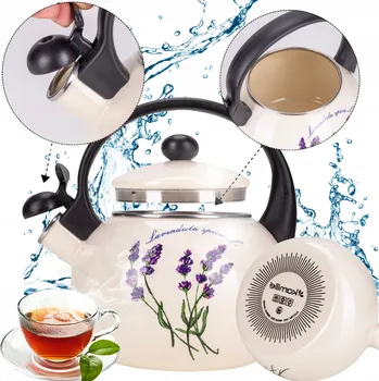 Varná konvice Konvice tradiční ocelová smaltovaná Kamille 2,2 l vícebarevná