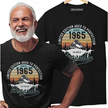 Pánské tričko TRIČKO k 60. NAROZENINÁM - VTIPNÝ DÁREK K 60. ŠEDESÁTINÁM - ROČNÍK 1965