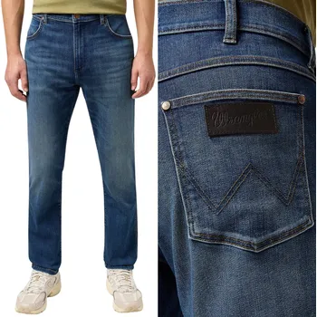 Pánské džíny Wrangler Larston pánské džíny se zúženými nohavicemi, velikost 33