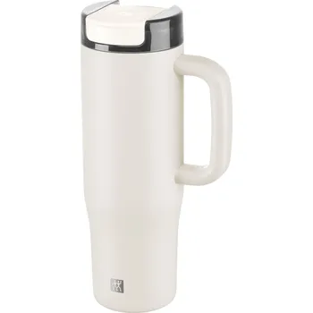 Zwilling Nerezový termohrnek s ouškem Thermo Plus, 0,9 l, krémová 1034342