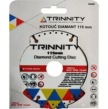 Brusný kotouč Kotouč diamant 115, TRINNITY