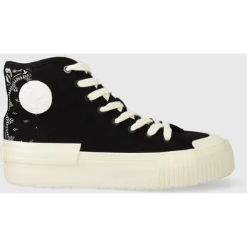 Dámské tenisky Kecky Pepe Jeans PLS31554 dámské, černá barva, SAMOI DIVIDED 99X, EUR 40