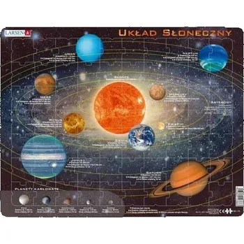 Puzzle Puzzle Larsen 1 dílek Skládanka Sluneční Soustava 70 dílků