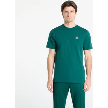 Pánské tričko Tričko adidas Trefoil Ess Tee Collegiate Green L