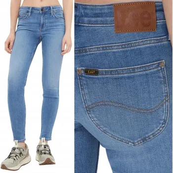 Dámské kalhoty Lee SCARLETT Majestic Wave DÁMSKÉ DŽÍNSY JEANS KALHOTY ÚZKÉ NOHAVICE W26 L31