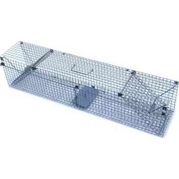 Zvířecí past Past na kuny a tchoře, průchozí se 2 dvířky