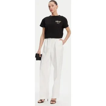 Pánská móda Liu Jo T-Shirt WA5007 JS923 Černá Relaxed Fit S
