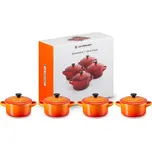 Zapékací mísa 10 cm, 250 ml, sada 4 ks, FLAME, kamenina, Le Creuset - doprava zdarma od 2999 Kč