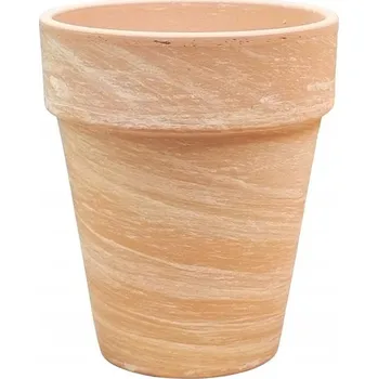 Květináč Béžový keramický Květináč Cermax 14,5 cm x 14,5 x 17,3 cm