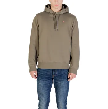 Pánská mikina Pánská mikina Napapijri s kapucí Napapijri světle modrá | kaki 3486987