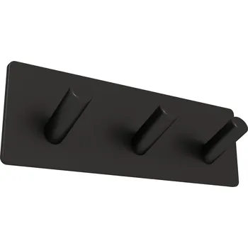 Věšák Háček bez vrtání Global Service černý