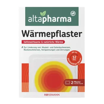 Náplast altapharma Náplasti hřejivé 13 cm x 9,5 cm 2 ks