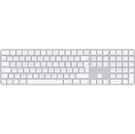 Apple Magic Keyboard s Touch ID a číselnou klávesnicí, CZ,bílé klávesy MXK73CZ/A