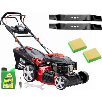 Sekačka Benzínová sekačka Sigma Garden 9 HP záběr 51 cm koš 62 l s pohonem na kola