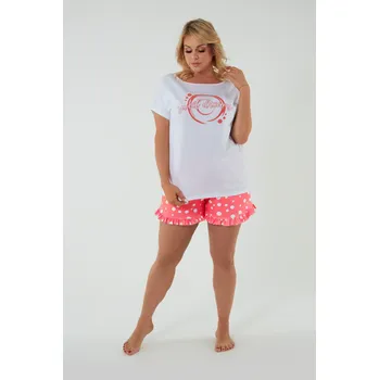 Dámské pyžamo Italian Fashion dámské pyžamo bavlna bílé velikost XL