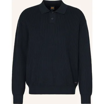 Pánské oblečení Boss Pánské Pletené Polo Tričko Kotorpolo, tmavě modrá, XL