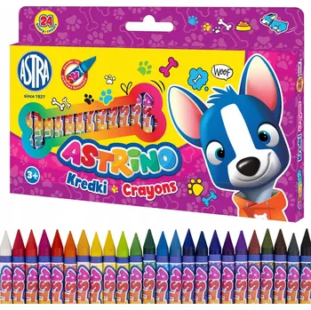 Pastelka ASTRA PASTELKY školní grafionové pro děti sada 24 BAREV INTENZIVNÍ