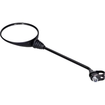 Zrcátko pro motocykl Diverse / Import Zrcátko černé 115 mm s objímkou 230 mm pro Piaggio, Vespa, Boxer MG00000742