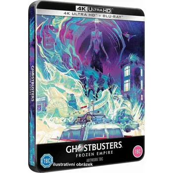 Blu-ray film Krotitelé duchů: Říše ledu - 4K Ultra HD Blu-ray + Blu-ray Steelbook (bez CZ)