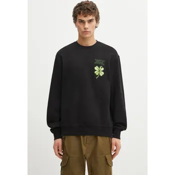 Pánská mikina Bavlněná mikina Carhartt WIP Clover Sweat, XXL, černá, 99X