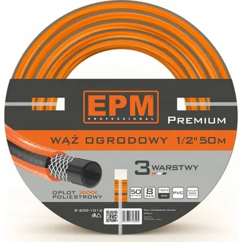 Zahradní hadice Zesílená hadice EMP pro zavlažovací systémy 1/2" 50m