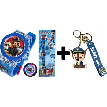 Hodinky Dětské chlapecké hodinky Tlapková patrola pro chlapce + PŘÍVĚSEK NA KLÍČE CHASE