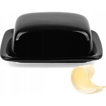 Dóza na potraviny Máslenka Tadar keramická černá