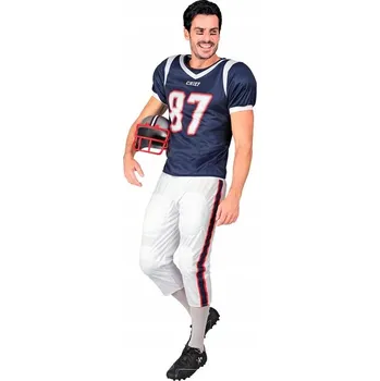 KOSTÝM AMERICKÝ FOTBALISTA PŘEVLEK PRO DOSPĚLÉ KARNEVAL M