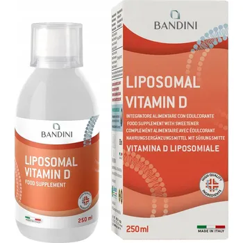 Bandini Liposomal Vitamin D Liquid D3 2000 IU 250 ml Vysoká dávka Absorpce