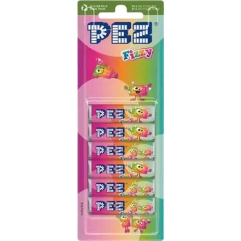 Vrták Bonbóny PEZ náplně Fizzy 51g