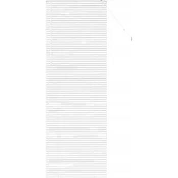 Žaluzie Okenní žaluzie s roletou, manuální ovládání, bílá, hliníková