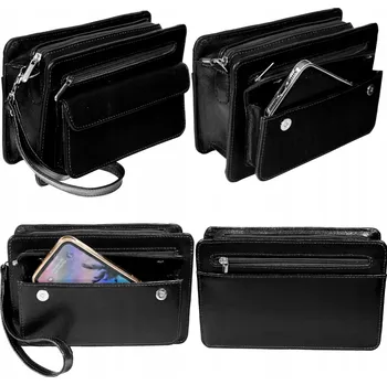 Kabelka Galanteriaistyl pánská taštička do ruky A13bl černá