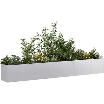 Truhlík vidaXL Truhlík 280x40x40 cm ocel válcovaná za studena [860695] Barva: Pozinkovaná ocel