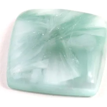 Přírodní kámen Kabošon Pectolite (zelený Larimar) č.8010 (24x24x7mm)