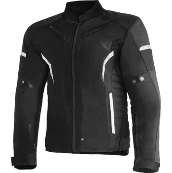 Moto oblečení Bunda na motorku Street Racer Evans černá 2XL