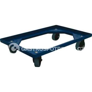 COMPLASTEC Roller System Vozík 2 ot.kolečka guma - modrý