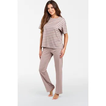 Dámské pyžamo Italian Fashion dámské pyžamo bavlna béžové, velikost M