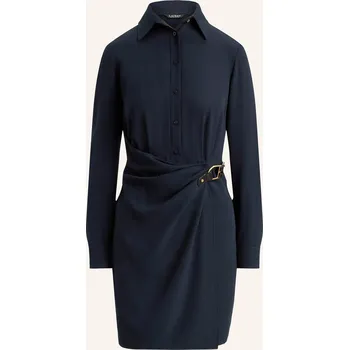 Dámské oblečení Lauren Ralph Lauren Dámské Košilové Šaty, tmavě modrá, 38