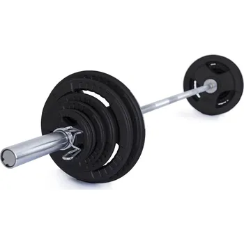 Olympijská činka TRINFIT 90 kg TRI-GRIP