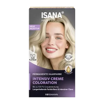 Barva na vlasy ISANA Professional Barva na vlasy Intensive Creme Coloration 110 platinová blond