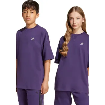 Pánské tričko Bavlněné tričko adidas Originals JX2761 fialová 45X, vel. 128